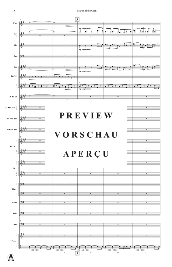 Produktgalerie: Seite 5 von 21 March of the Corn , , (Concert Band)