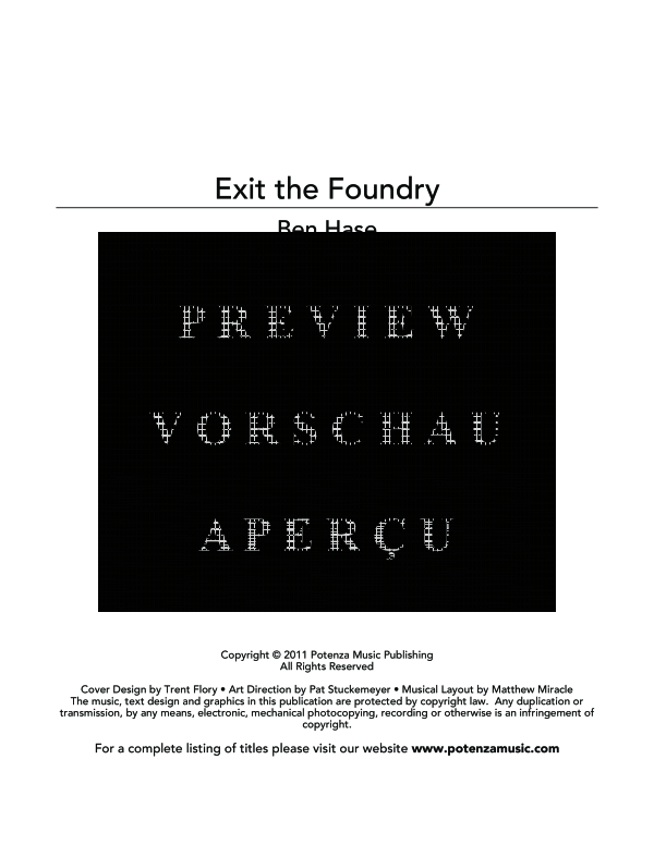 gallery: Exit the Foundry, , (Euphonium Solo und CD)
