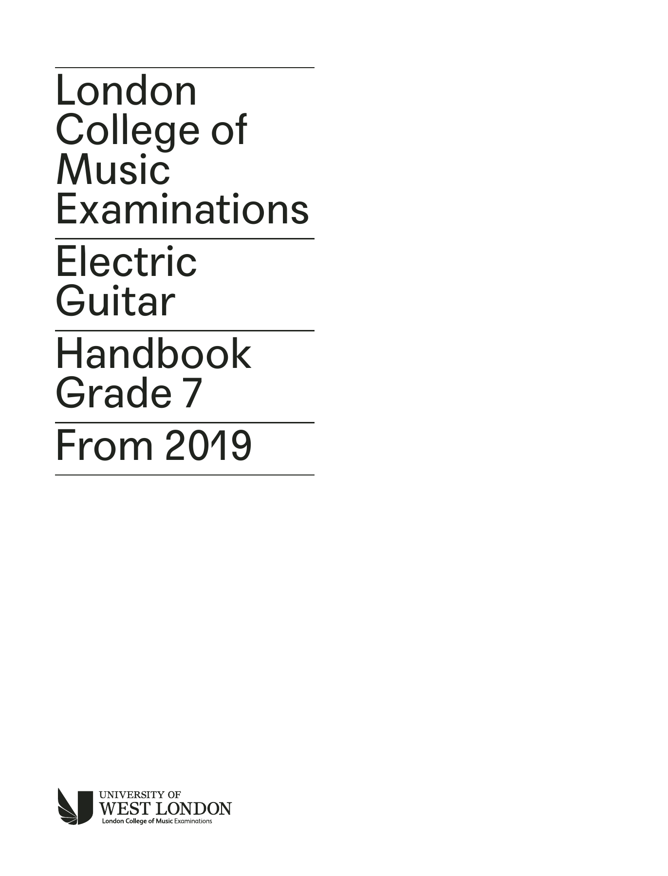 Produktgalerie: Seite 1 von 1 LCME Electric Guitar Handbook 2019 - Grade 7, LCME