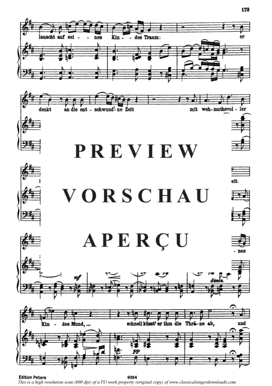 gallery: Der Vater mit dem Kinde D.906 , , (Gesang hoch + Klavier)