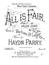 Produktbild zu: All Is Fair