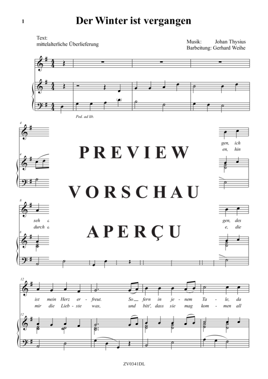 gallery: Der Winter ist vergangen , , (Gesang + Klavier)