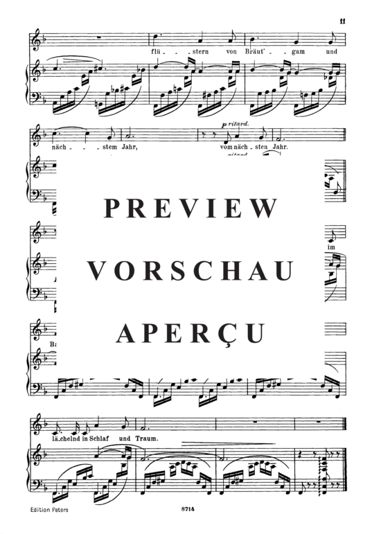 gallery: Der Nussbaum, Op.25 No.3 , , (Gesang mittel + Klavier)
