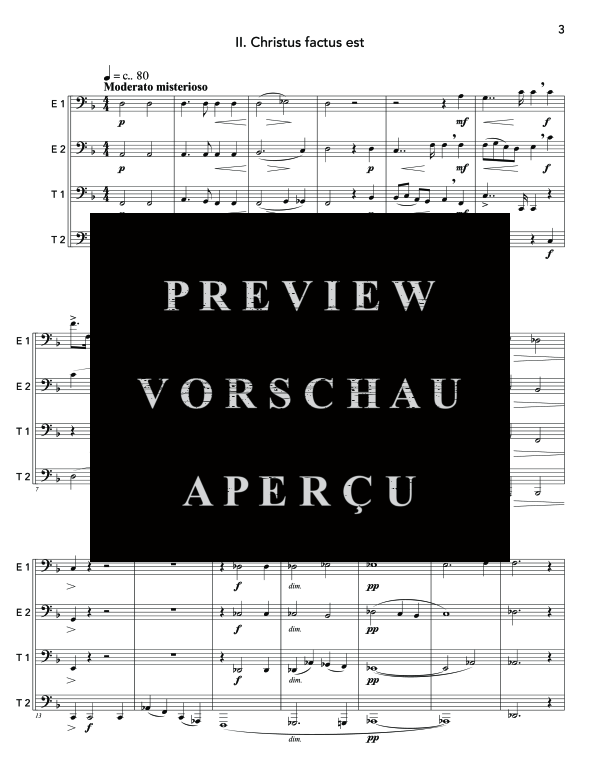 Product gallery: Page 7 of 11 Two Motets, , (Tuba Quartett EETT)