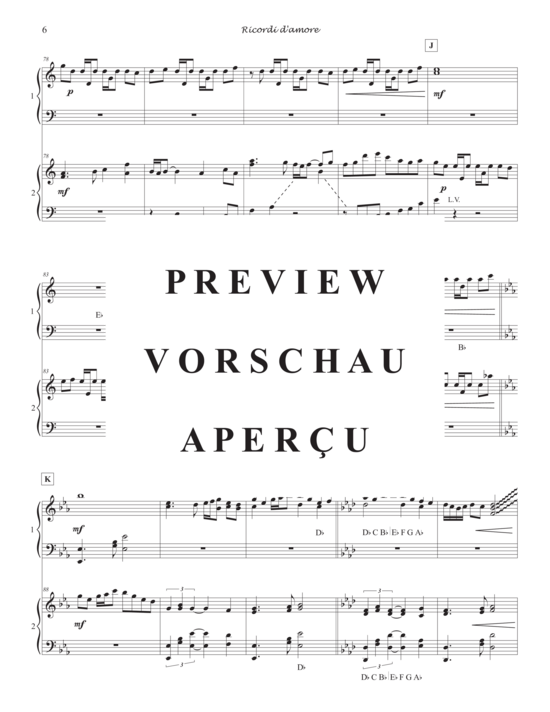 Produktgalerie: Seite 9 von 21 Ricordi d´ amore Memories of Love , , (2 Harfen)
