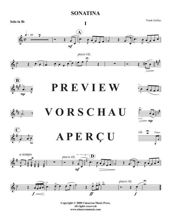 Product gallery: Page 15 of 18 Sonatina – 3 Sätze , , (baritone/pos + piano)