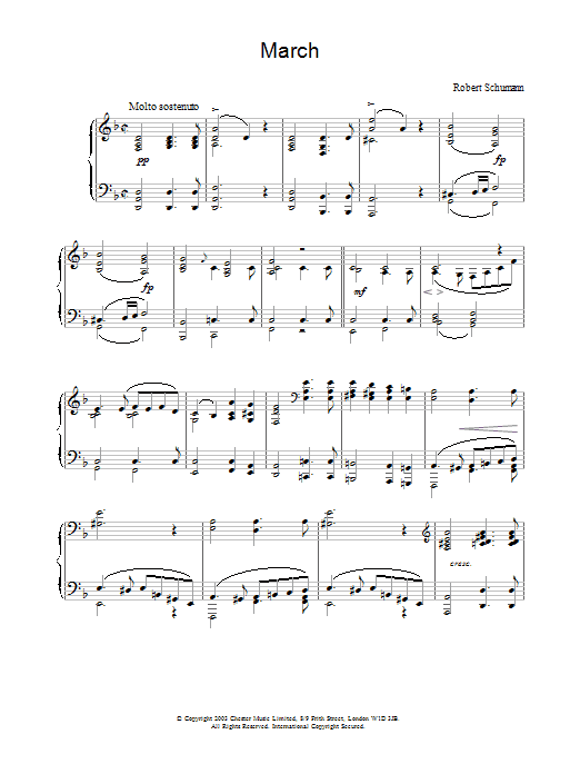 Product gallery: Page 1 of 1 March, Robert Schumann