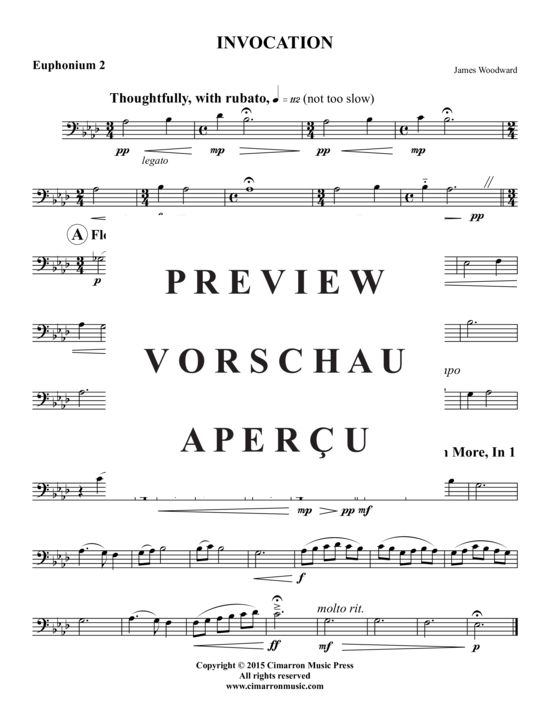 Produktgalerie: Seite 6 von 11 Invocation , , (4x Bariton/Posaune)