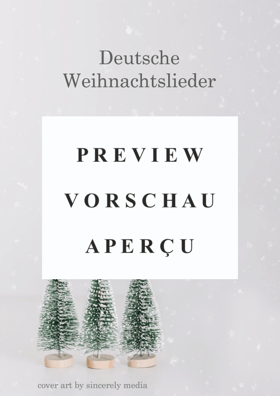 gallery: Deutsche Weihnachtslieder, , 15 Duette für 2 Trompeten oder Instrumente in B