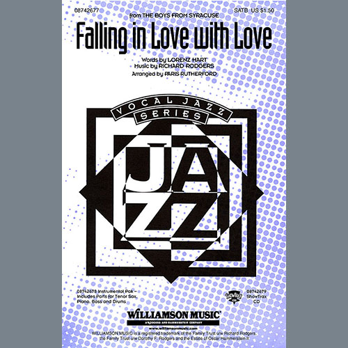 cover: Falling In Love With Love (from The Boys From Syracuse) (arr. Paris Rutherford),