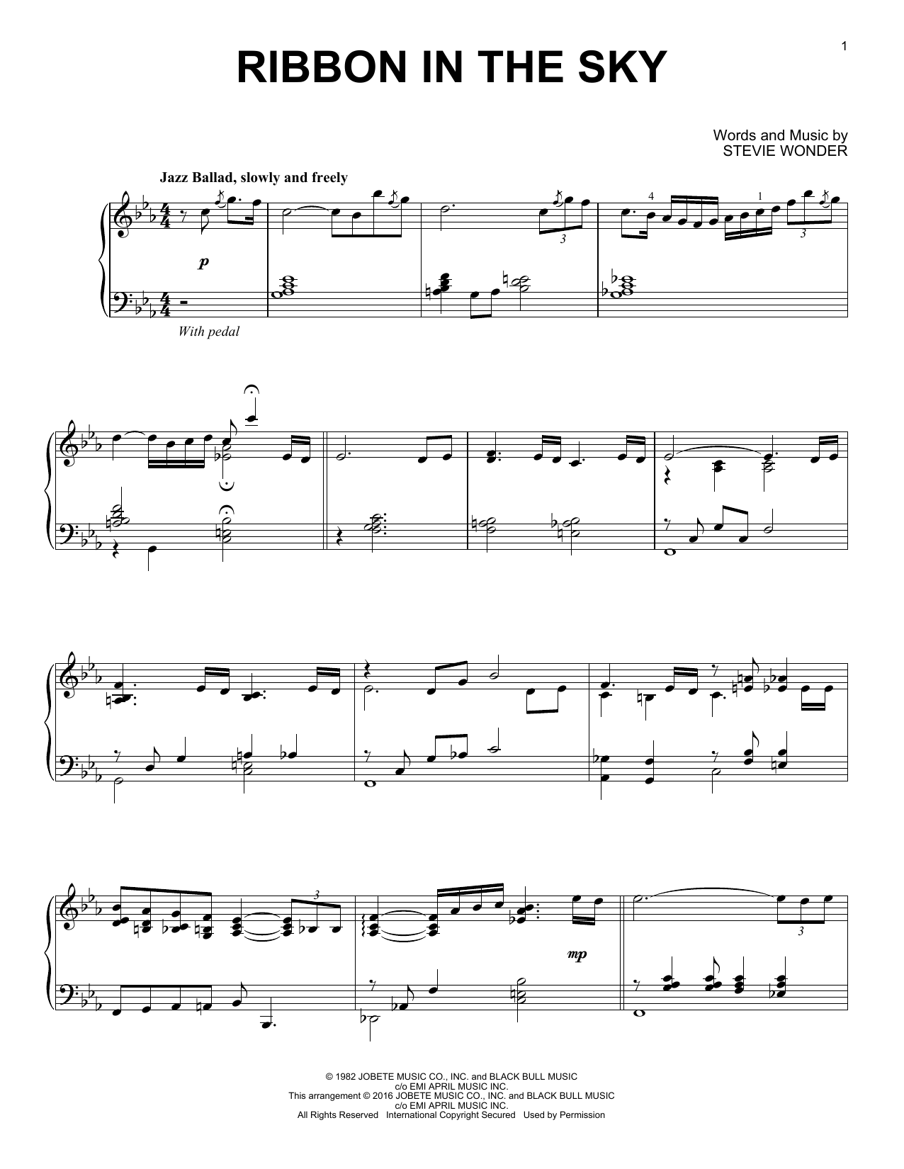 Produktbild zu: Ribbon In The Sky [Jazz version]