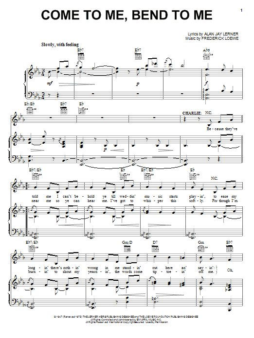 Produktbild zu: Come To Me, Bend To Me