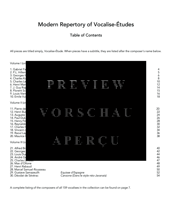 Product gallery: Page 5 of 11 Modern Repertory of Vocalise-Etudes, The, , (euphonium and piano)