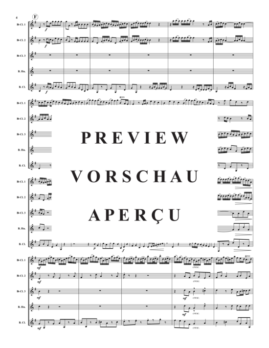 Product gallery: Page 5 of 21 Zwei Arien in Es-Dur , , (clarinet choir)