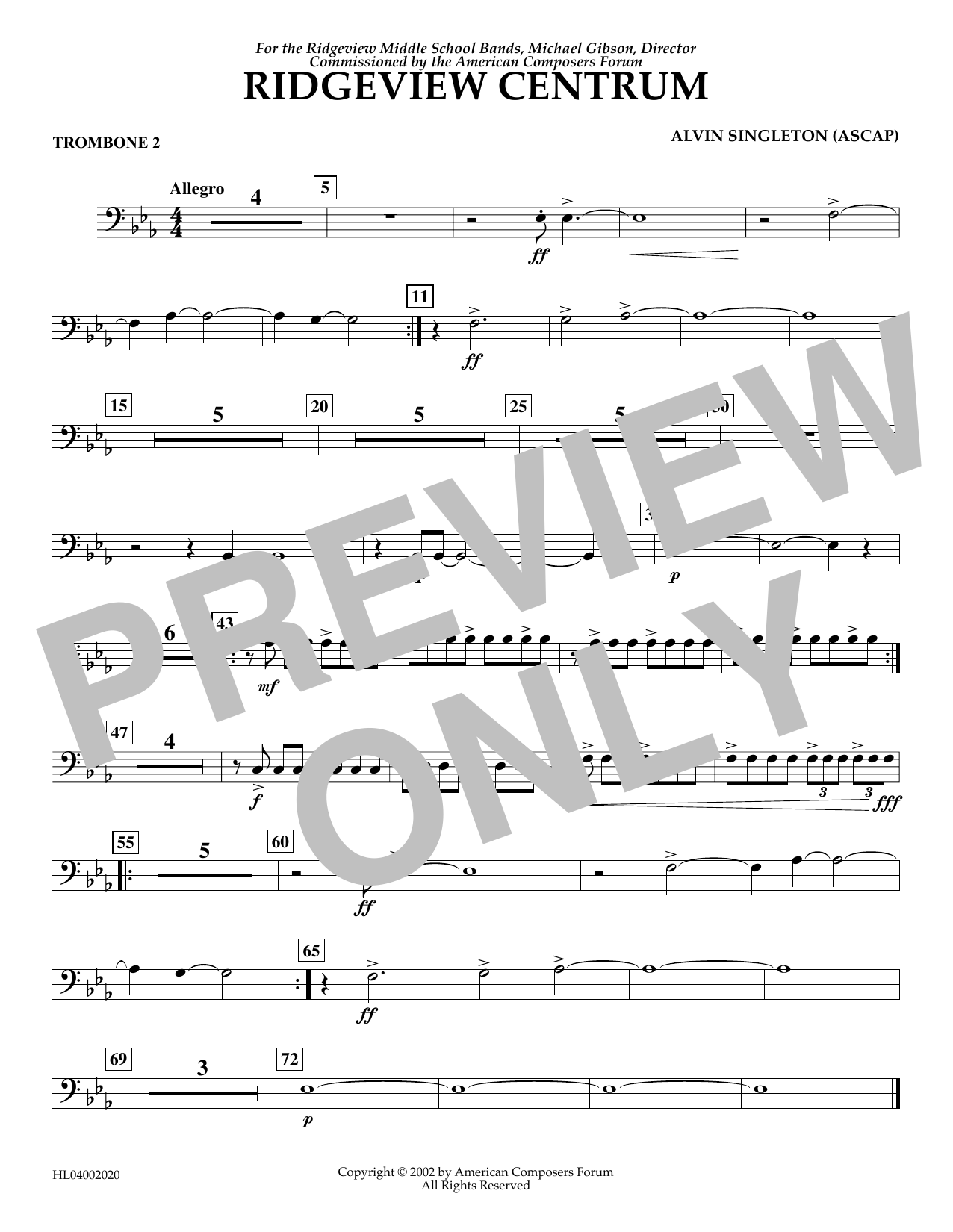 Product picture to: Ridgeview Centrum - Trombone 2
