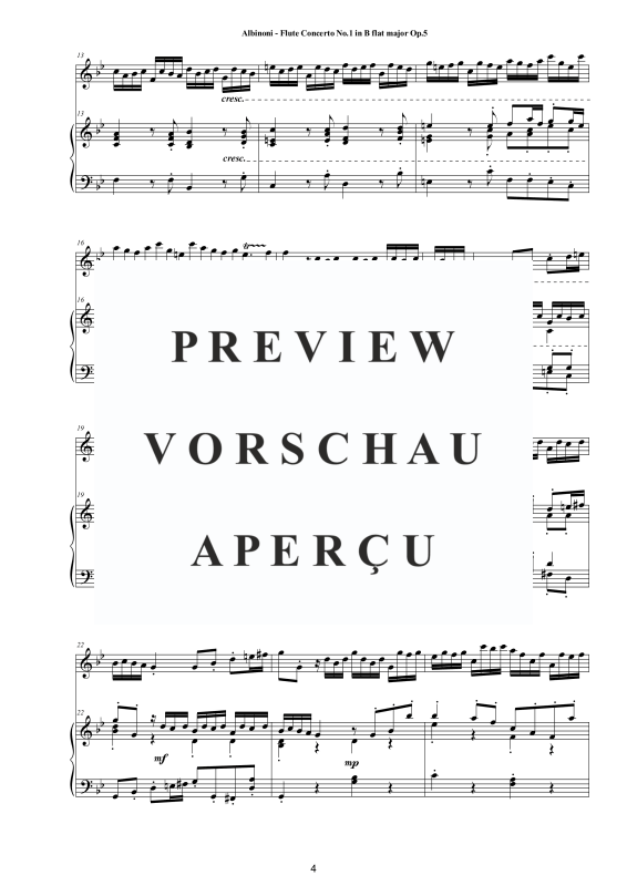 Product gallery: Page 5 of 11 12 Flute Concertos Op.5, , Flute and Piano/Harpsichord