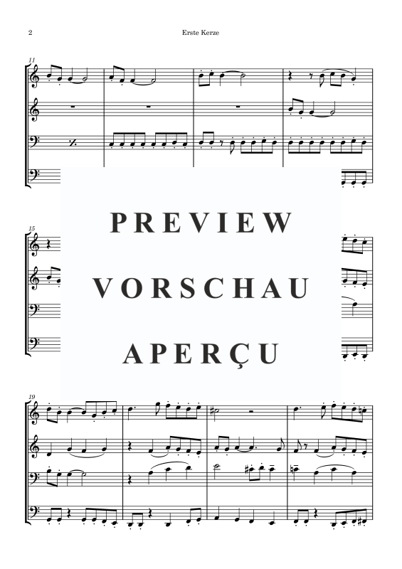 gallery: Adventskranz, , Blechbläser Quartett