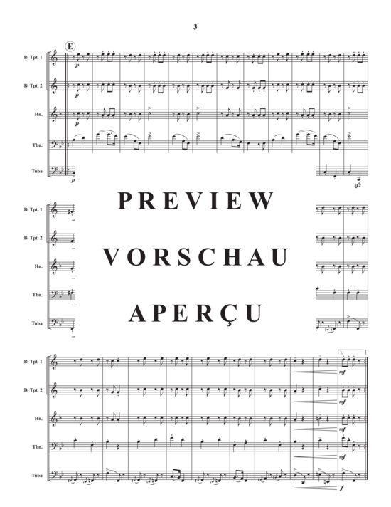 Produktgalerie: Seite 5 von 18 Thunder and Lighting , , (Blechbläserquintett)