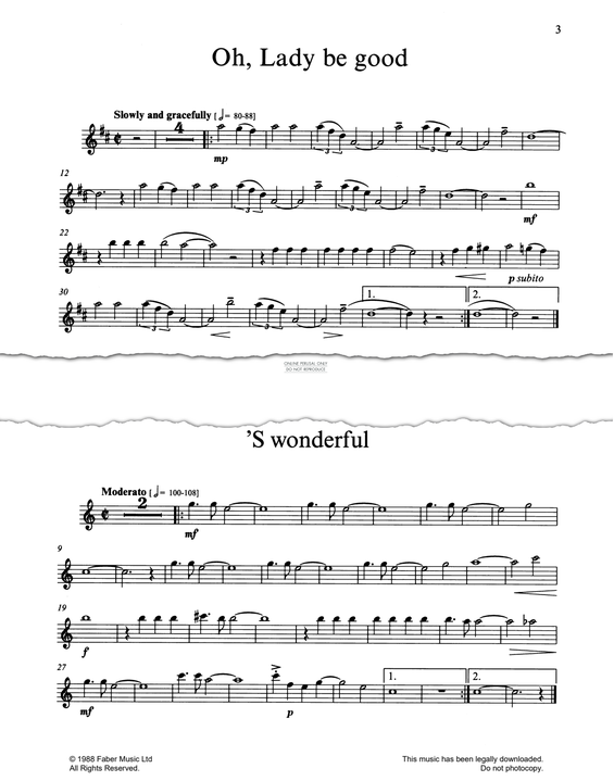 Product gallery: Page 1 of 1 Oh, Lady Be Good, George Gershwin