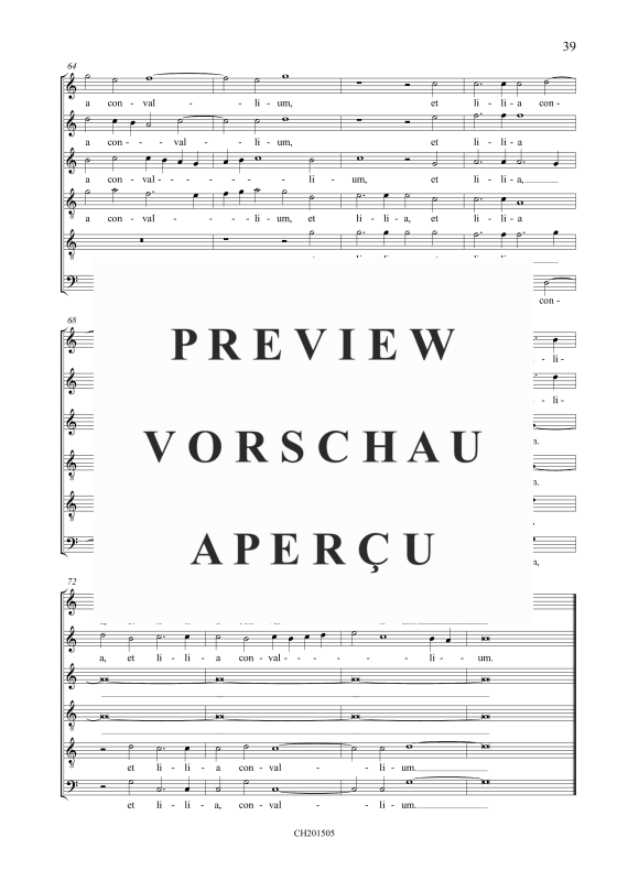Product gallery: Page 11 of 11 Vidi speciosam / Quae est ista, , Mixed choir 5 voices