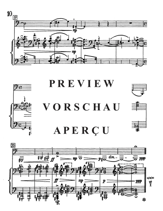 Product gallery: Page 14 of 18 De Profundis , , (tuba + piano)