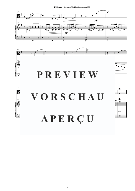 Produktgalerie: Seite 10 von 11 Nocturne Nr.4 Op.186, , Viola und Klavier