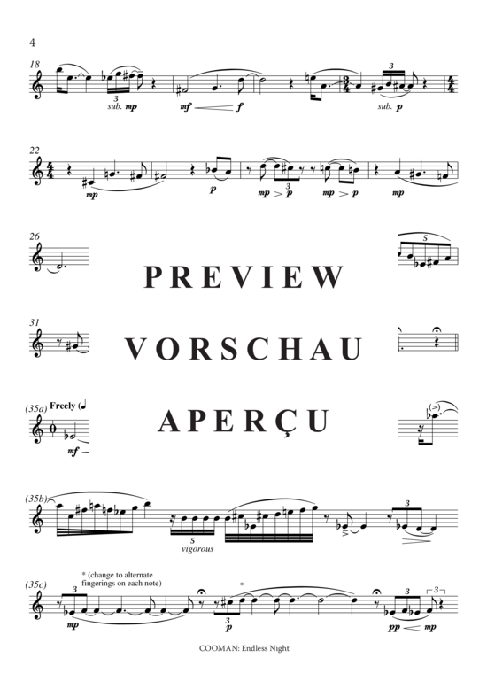 Produktgalerie: Seite 5 von 8 Endless Night , , (Englischhorn Solo)