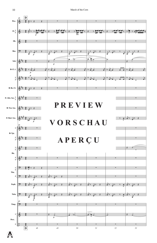 Produktgalerie: Seite 13 von 21 March of the Corn , , (Concert Band)