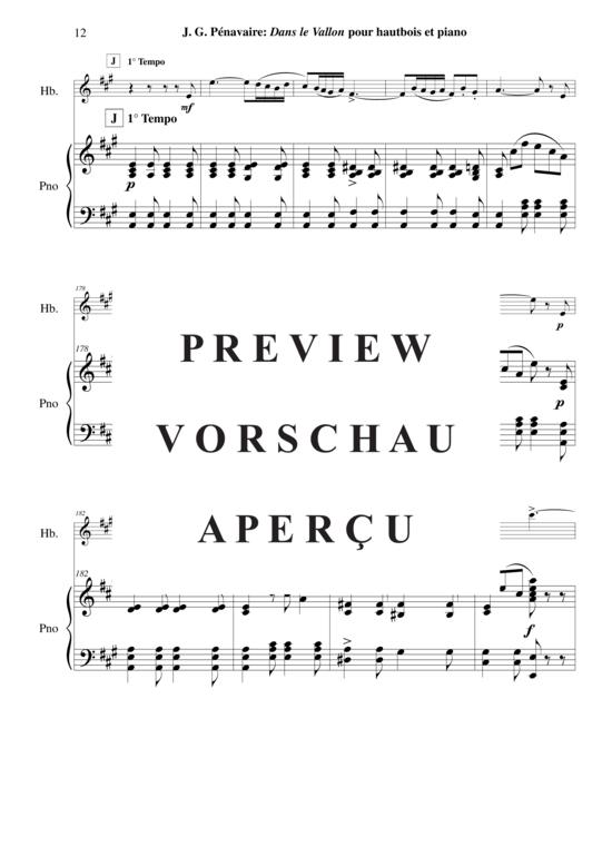 Product gallery: Page 13 of 19 Dans Le Vallon , , (Oboe + Keyboard)