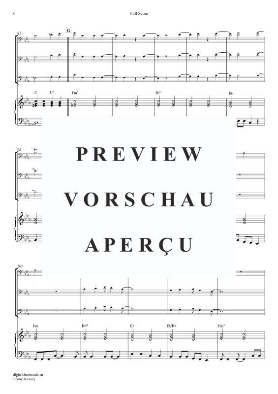 Produktgalerie: Seite 7 von 11 Ebony And Ivory, McCartney, Paul/Wonder, Stevie, (Posaunen Trio + Klavier)