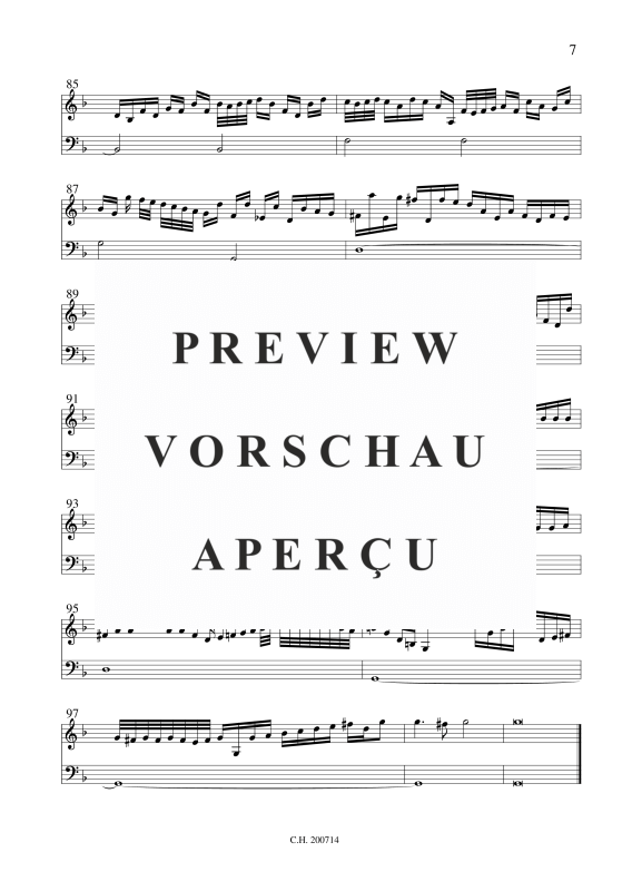 gallery: Choral mit Variationen, , (Violine und Basso Continuo)