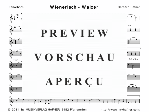 Product gallery: Page 8 of 11 Wienerisch - Walzer, , (woodwind and brass)