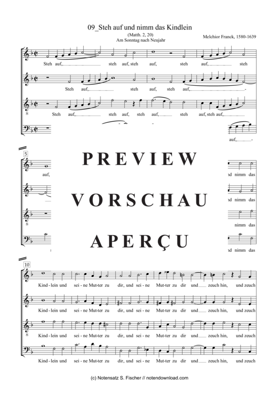 Product gallery: Page 2 of 4 Steh auf und nimm das Kindlein , , (mixed choir)