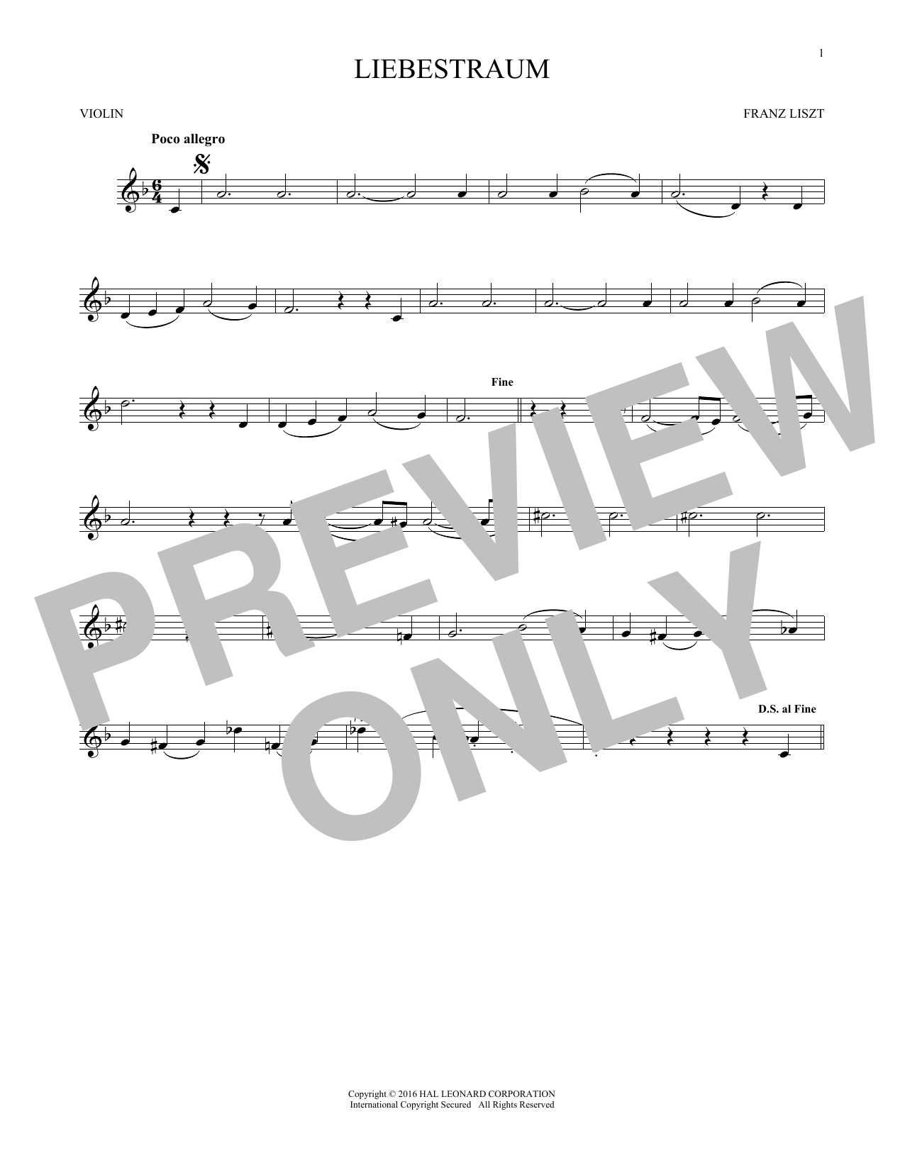 Product gallery: Page 1 of 1 Liebestraum (Dream Of Love), Franz Liszt