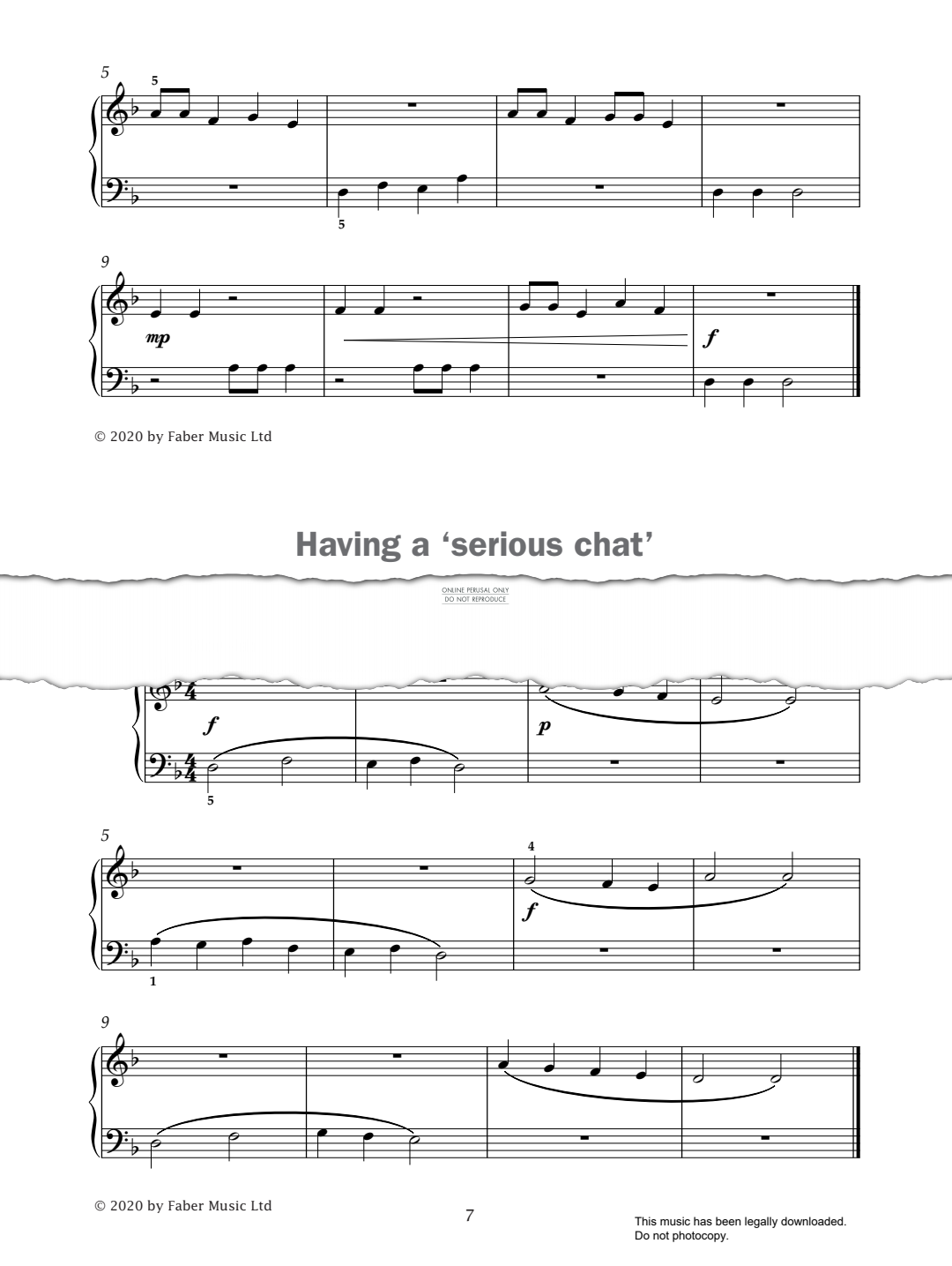 Produktgalerie: Seite 1 von 1 Having A 'Serious Chat' (from 'Improve Your Sight-Reading! A Piece a Week Piano Initial'), Paul Harris, Klavier