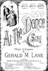 cover: At The Dance, Gerald M. Lane, Gesang, Klavier