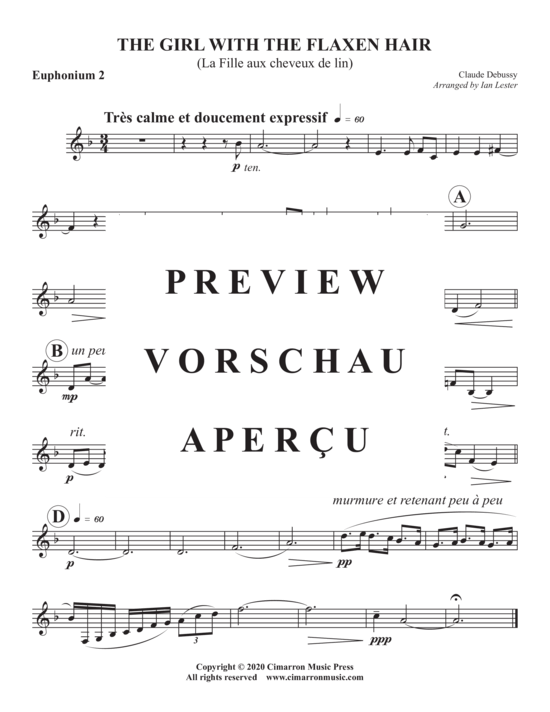 Product gallery: Page 8 of 10 Girl with the Flaxen Hair, The , , (Tuba Quartett EETT)