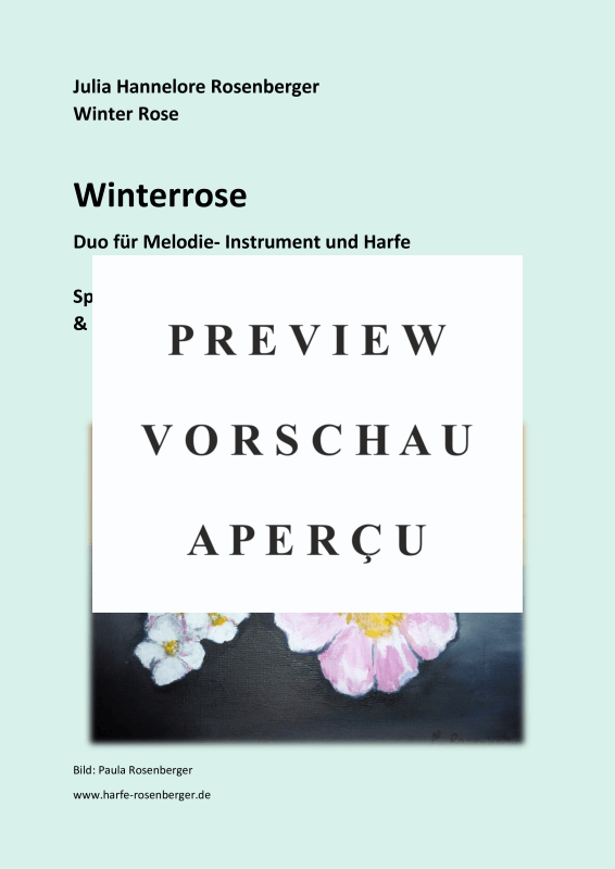 gallery: Winterrose, , (Duo for alto flute / transverse flute / vin. and hook or pedal harp / piano)