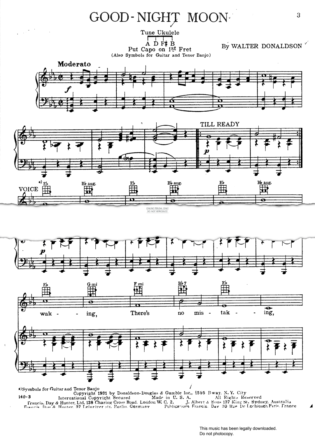 gallery: Goodnight Moon, Walter Donaldson