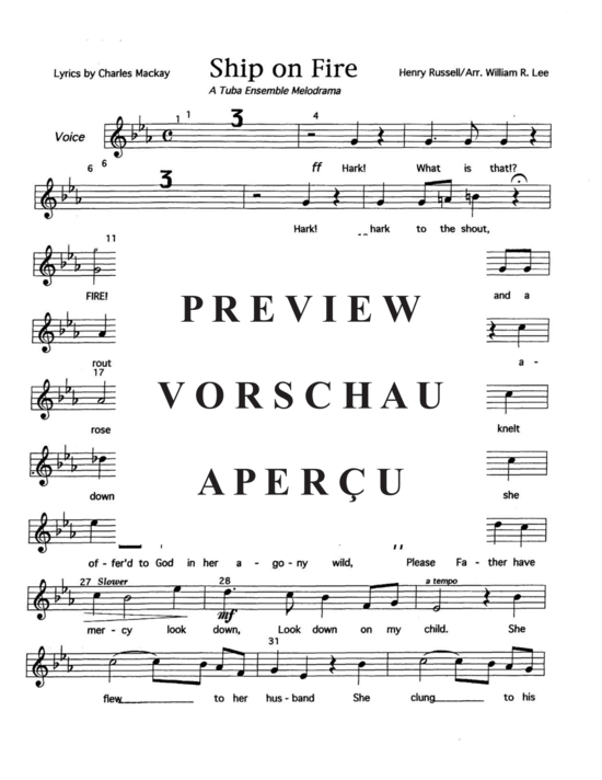 Produktgalerie: Seite 11 von 21 Ship on Fire , , (2x Euphonium, 2x Tuba + Solostimme)
