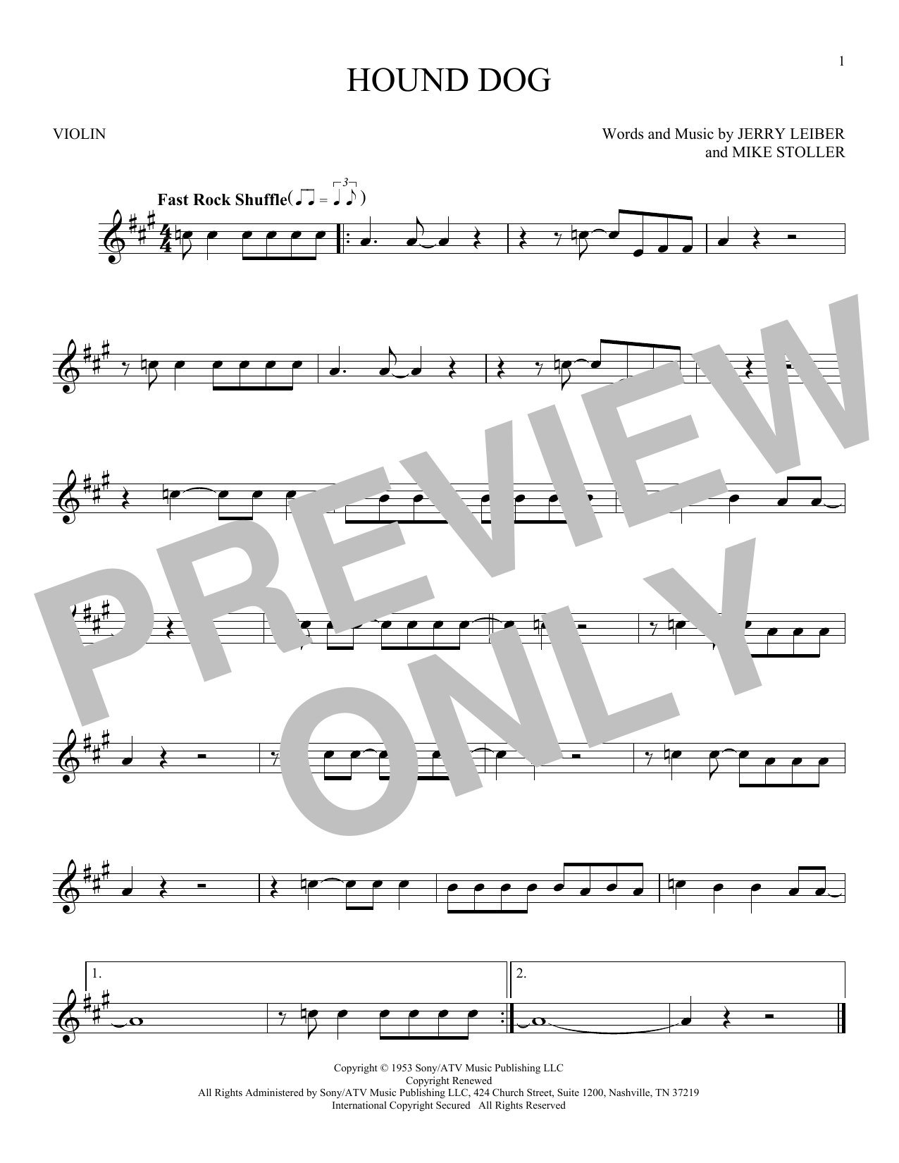 Product gallery: Page 1 of 1 Hound Dog, Elvis Presley