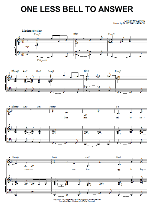 Produktgalerie: Seite 1 von 1 One Less Bell To Answer, Steve Tyrell, Gesang, Klavier