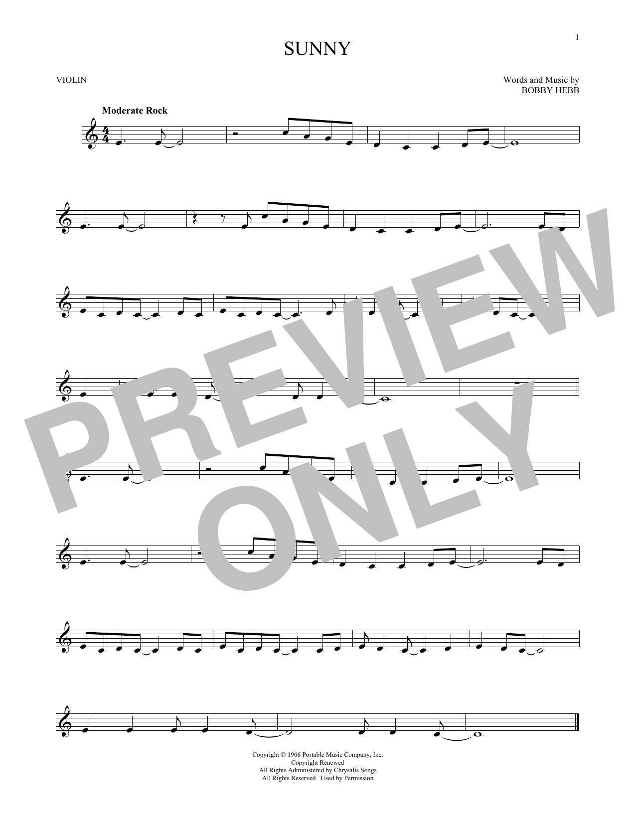 Product gallery: Page 1 of 1 Sunny, Bobby Hebb