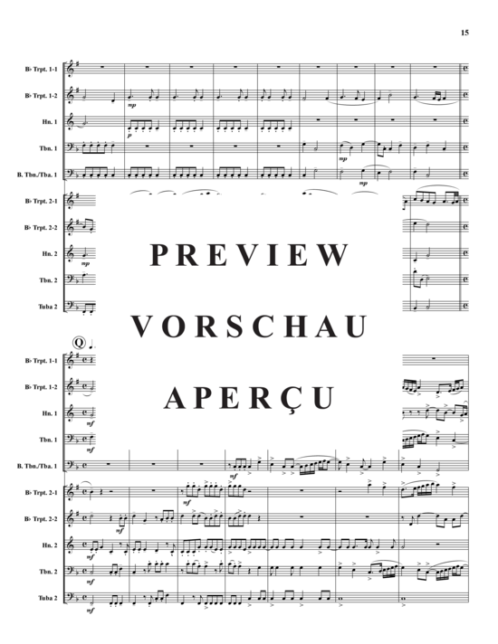 Product gallery: Page 16 of 21 Aria della battaglia , , (Double brass quintet)