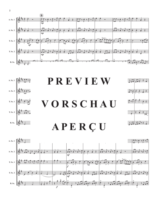 Product gallery: Page 4 of 16 Reunion! , , (Saxophone Quintet AATTB)