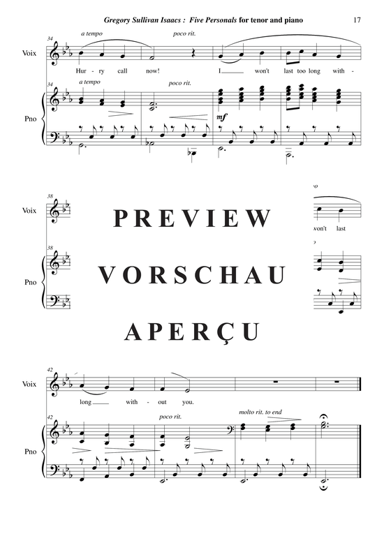 Product gallery: Page 18 of 18 Five Personals , , (tenor + piano)