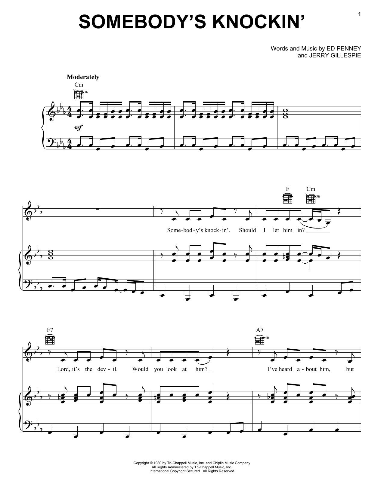 Produktbild zu: Somebody's Knockin'