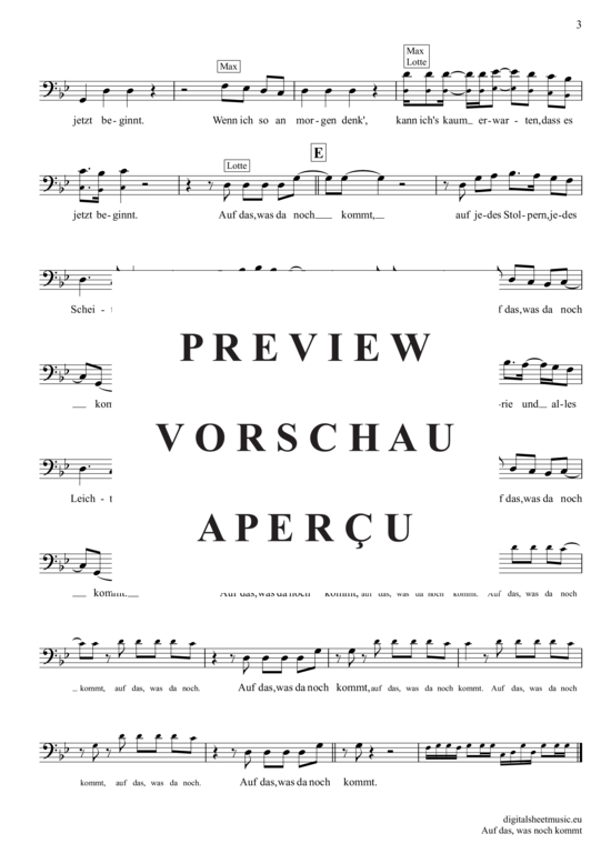 Product gallery: Page 4 of 4 Auf Das, Was Noch Kommt , Lotte und Max Giesinger, (Posaune / Bariton)