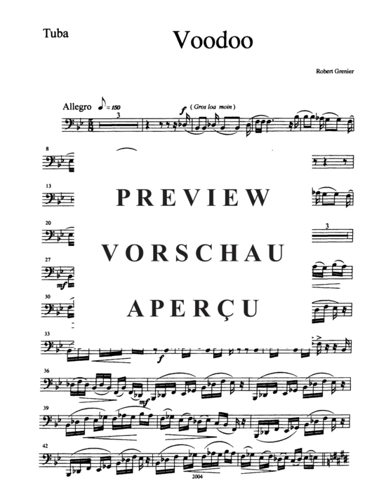 Produktgalerie: Seite 17 von 20 Voodoo , , (Tuba + Klavier)