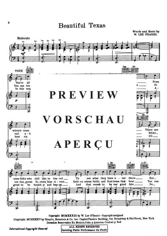 Produktgalerie: Seite 3 von 8 Beautiful Texas ,  The Light Crust Doughboys , Klavier und Gesang